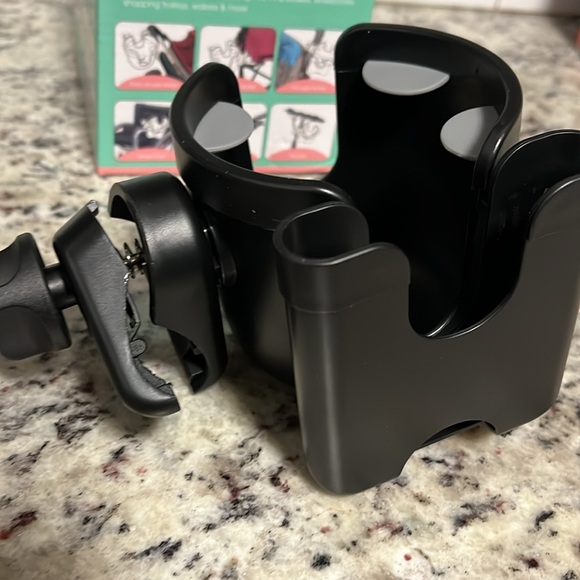 ACCMOR 2 in 1 Stroller Cup & Phone Holder with 360 Degree Adjustable Clip - Picture 9 of 13
